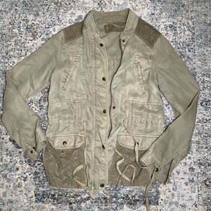 Max Jeans Green Denim Jacket